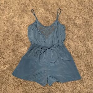 Ecote | Embroidered Tank Romper